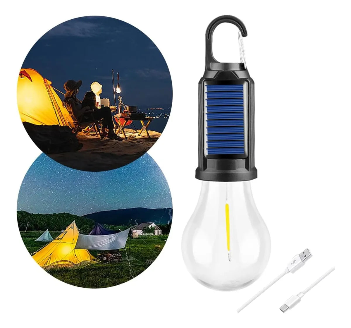 Ampolleta Solar Recargable Usb